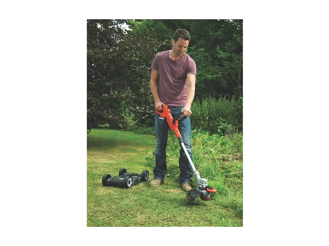 Outil 3en1 sur batterie 18V 28cm de coupe BLACK+DECKER STC1820CM - Livré avec 1 batterie 18V 2,0Ah et chargeur