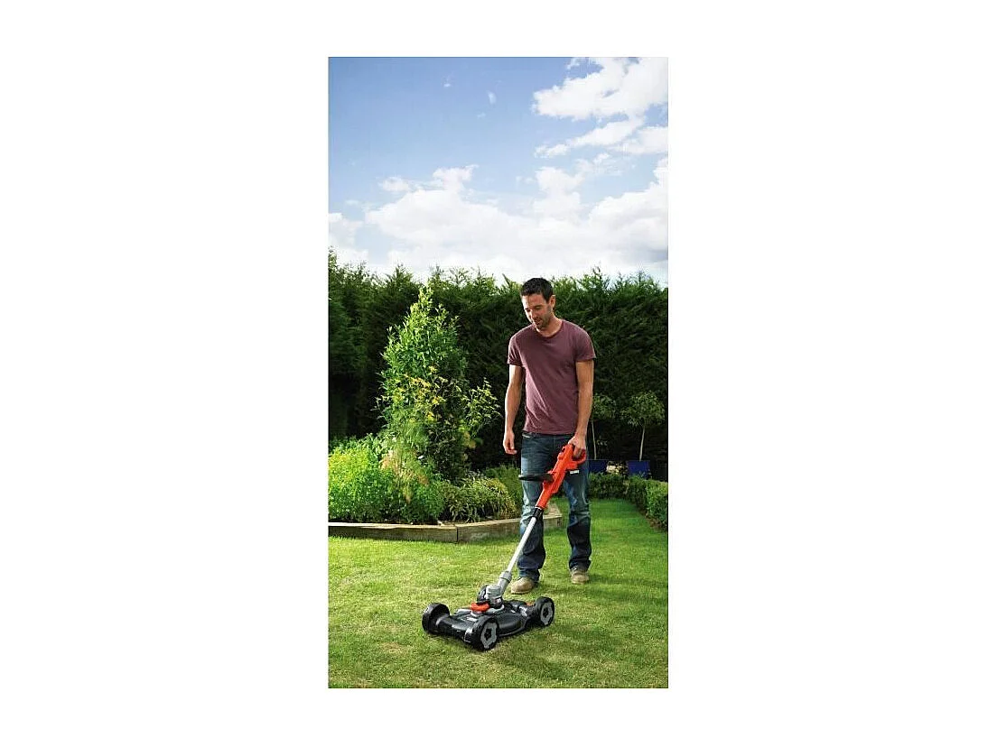 Outil 3en1 sur batterie 18V 28cm de coupe BLACK+DECKER STC1820CM - Livré avec 1 batterie 18V 2,0Ah et chargeur