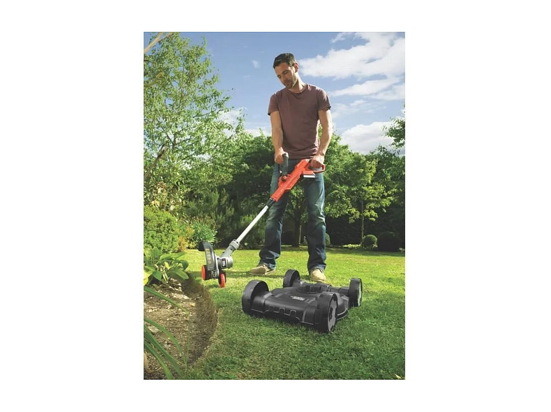 Outil 3en1 sur batterie 18V 28cm de coupe BLACK+DECKER STC1820CM - Livré avec 1 batterie 18V 2,0Ah et chargeur