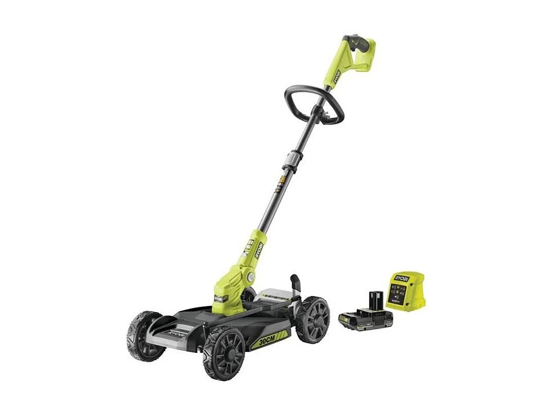 Tondeuse autotractée RYOBI RY18LMC30A-120 - 18V - Lageur de coupe 30cm - Fonction mulching - Batterie lithium + chargeur fourni