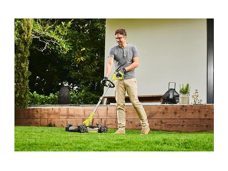 Tondeuse autotractée RYOBI RY18LMC30A-120 - 18V - Lageur de coupe 30cm - Fonction mulching - Batterie lithium + chargeur fourni