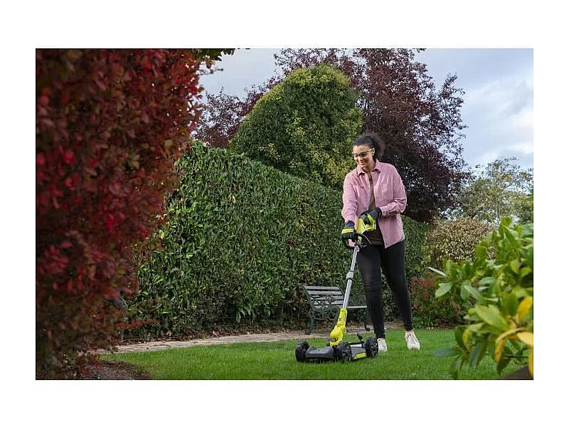 Tondeuse autotractée RYOBI RY18LMC30A-120 - 18V - Lageur de coupe 30cm - Fonction mulching - Batterie lithium + chargeur fourni
