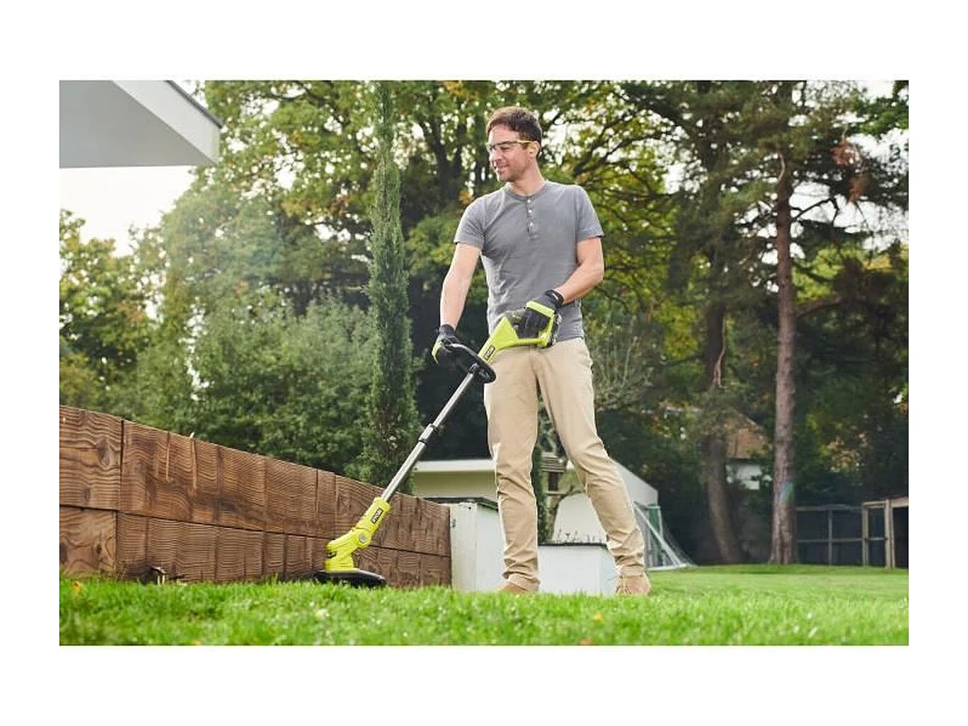 Tondeuse autotractée RYOBI RY18LMC30A-120 - 18V - Lageur de coupe 30cm - Fonction mulching - Batterie lithium + chargeur fourni