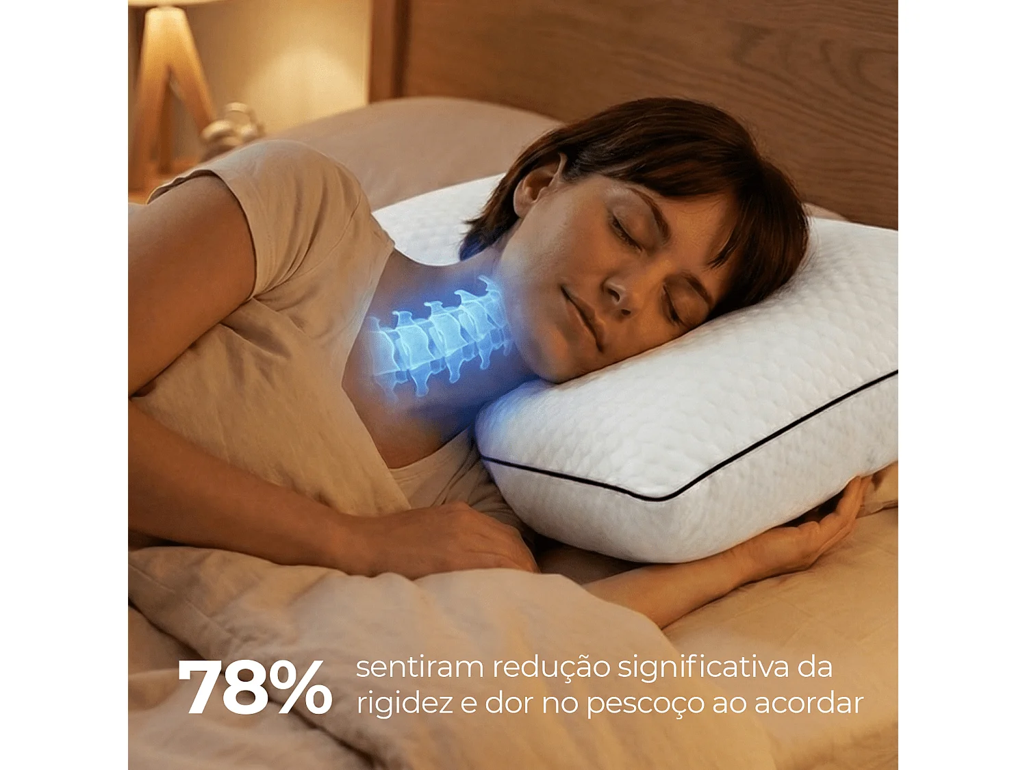 Almofada Cervical Ajustável SORA – Sono Personalizado