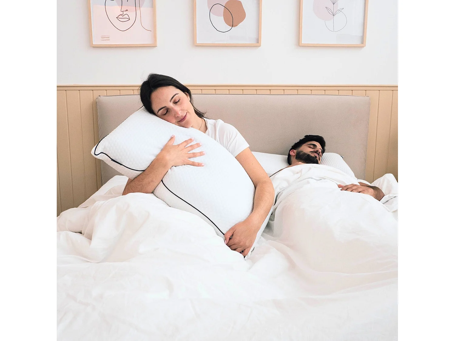 Pack de 2 Almofadas SORA – Altura e Firmeza Ajustáveis para Sono Personalizado