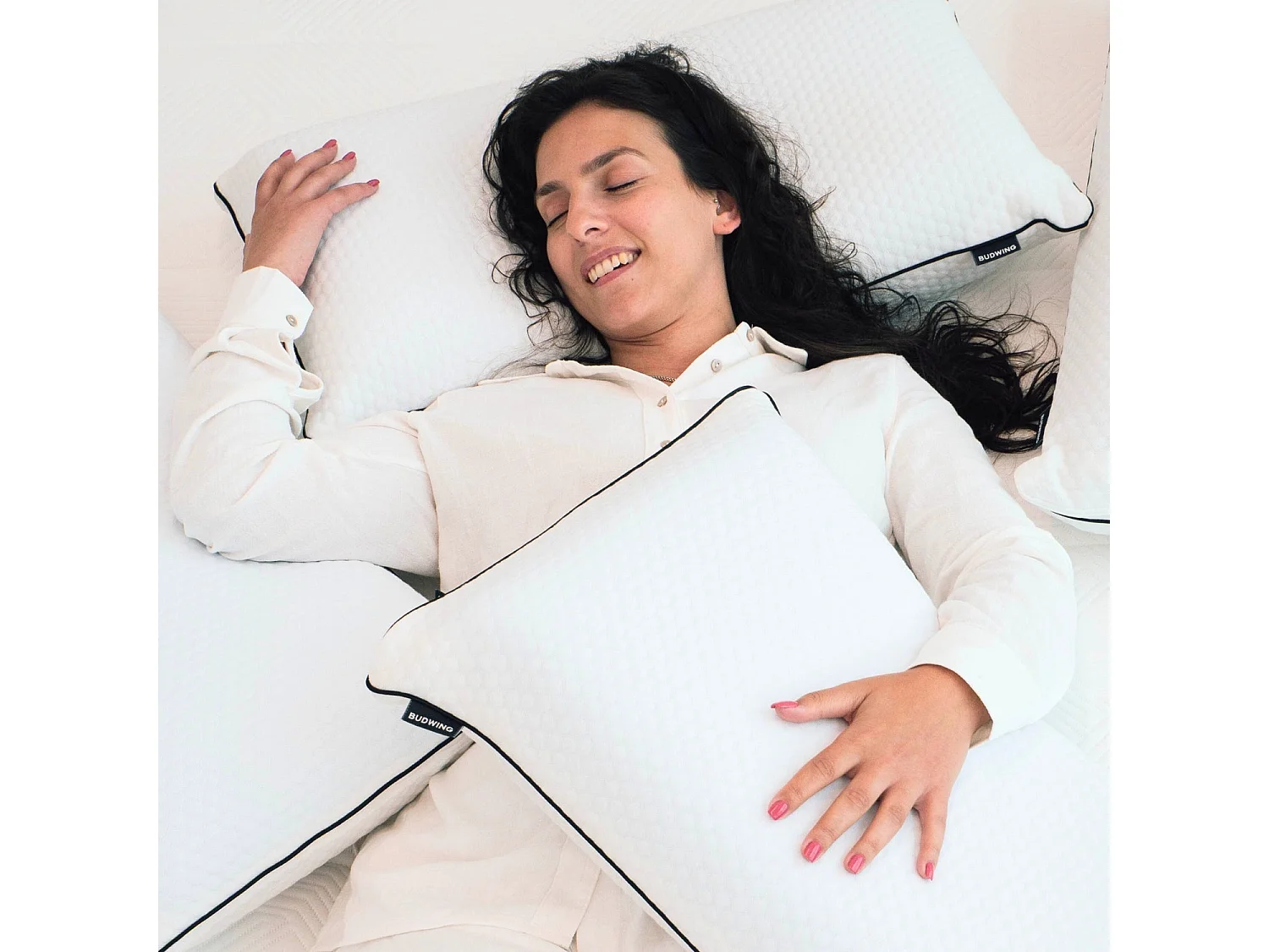 Pack de 2 Almofadas SORA – Altura e Firmeza Ajustáveis para Sono Personalizado