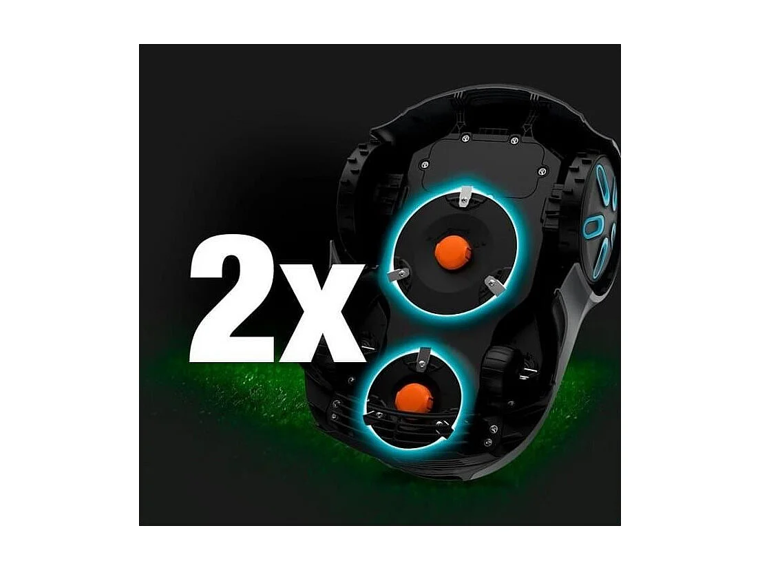 Tondeuse robot - GARDENA - Smart SILENO Free 1500 - Sans câbles périphériques - Surface 1500 m² - Inclus smart Gateway