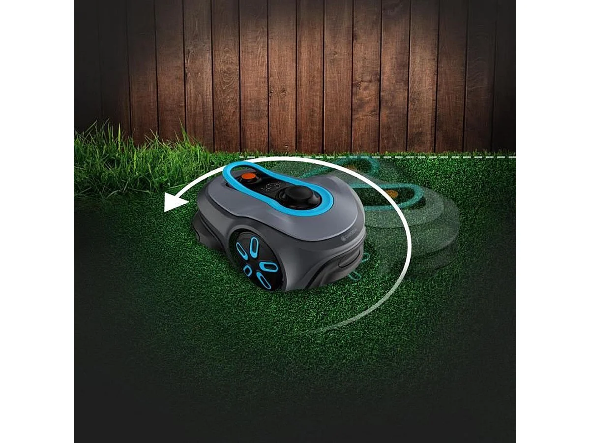 Tondeuse robot - GARDENA - Smart SILENO Free 600 - Sans câbles périphériques - Surface 600 m² - Inclus smart Gateway