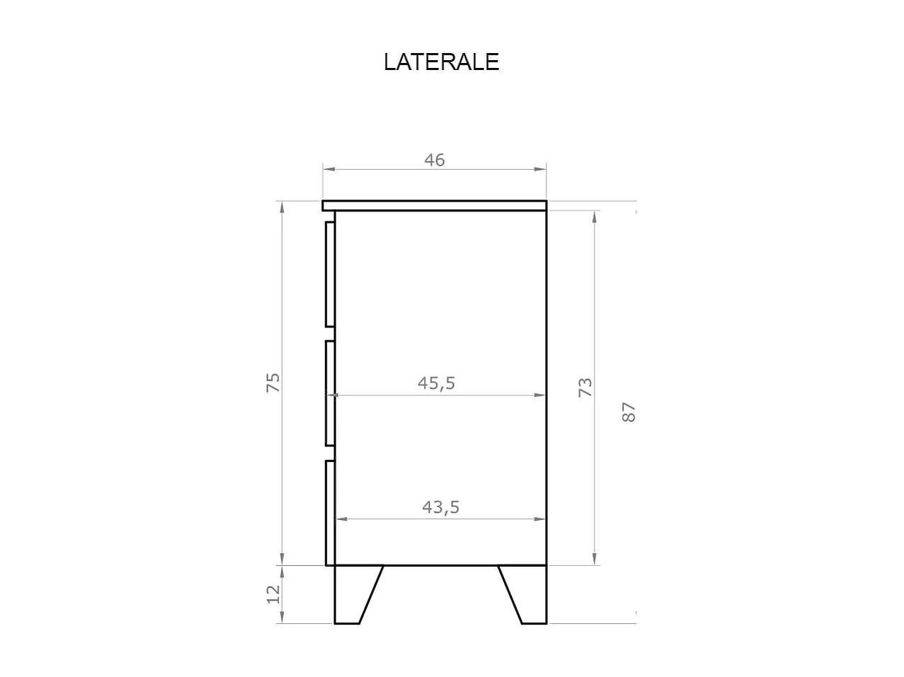 Mobile bagno a terra 100 cm in legno color rovere americano con lavabo,specchio e led I Made in Italy