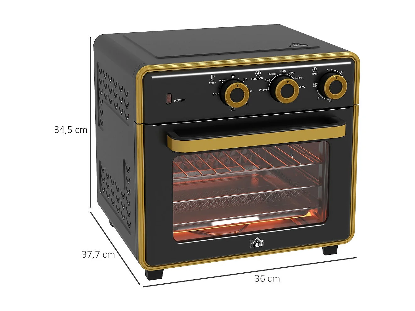 Mini four 20 litres friture sans huile