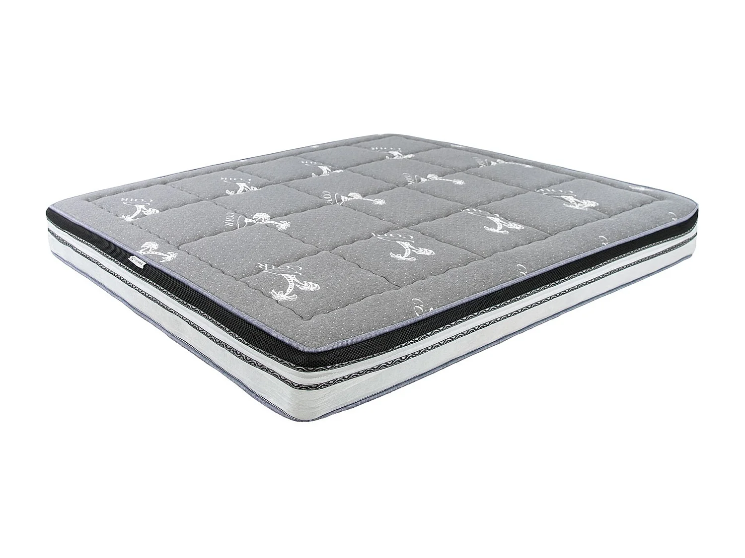 Matelas hybride en latex naturel avec ressorts ensachés indépendants 180x200 7228 ANGEL CERDA