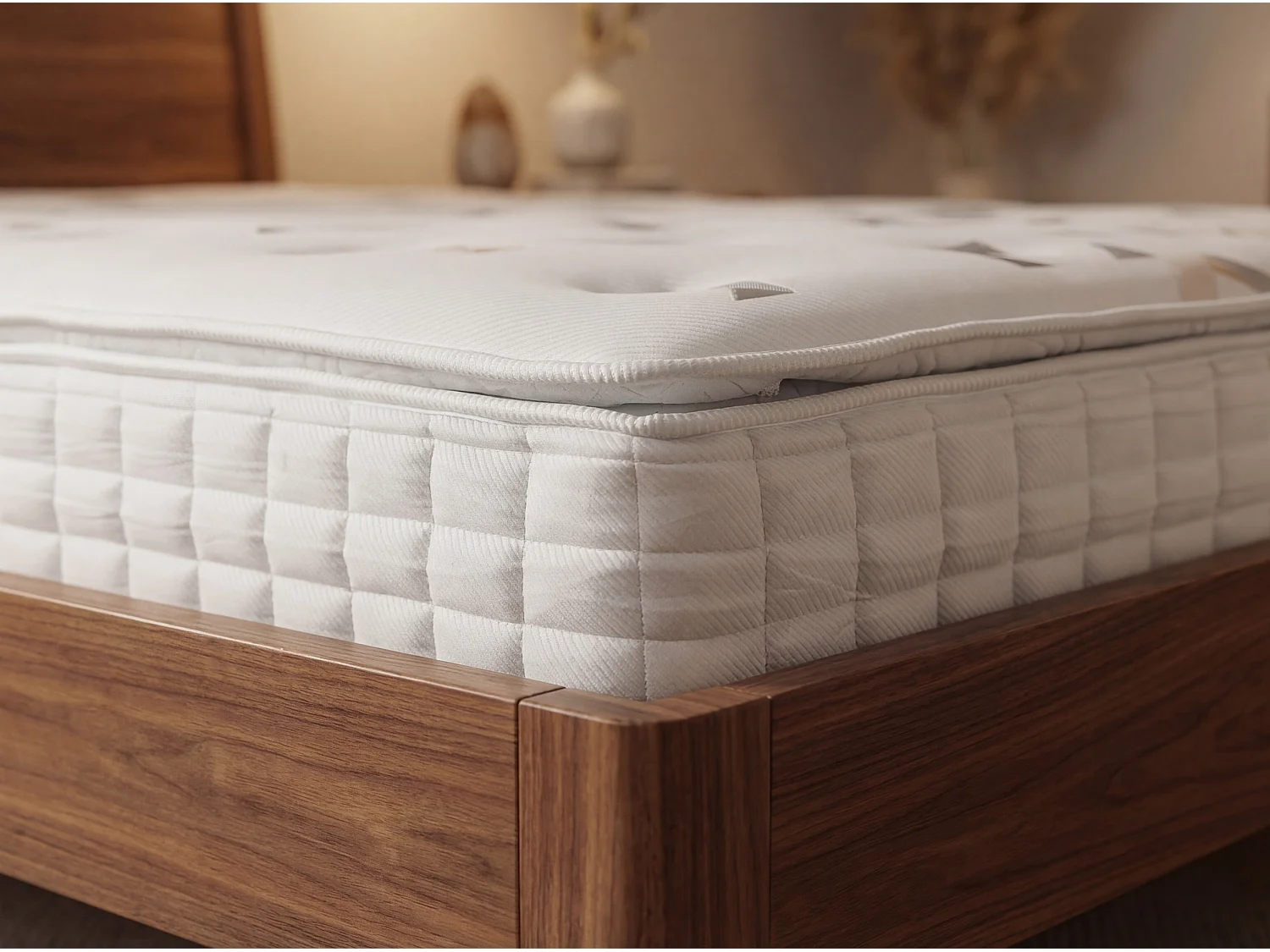 Hybrid mattress with natural latex and independent 7-zone pocket springs 160x200 7231 ANGEL CERDA