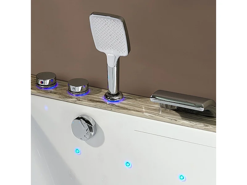 Baignoire balneo AQUAVISTA DUO 2 à 4 places ARCHIPEL® 180x120