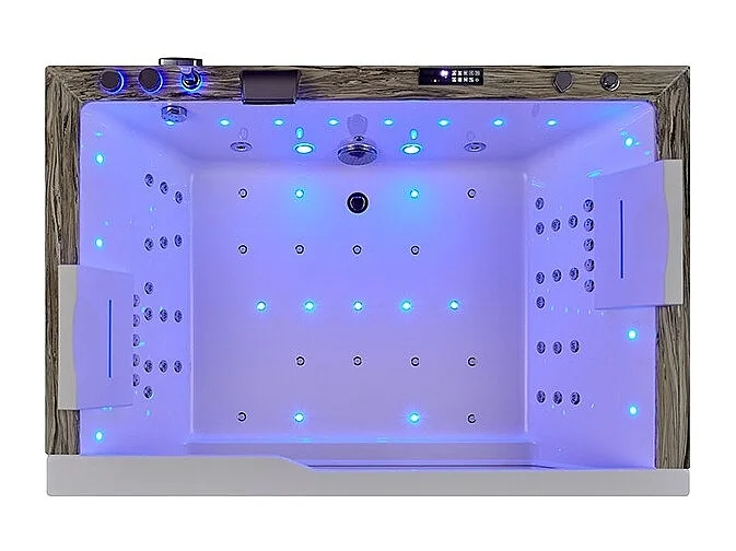 Baignoire balneo AQUAVISTA DUO 2 à 4 places ARCHIPEL® 180x120