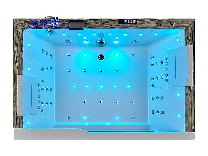 Baignoire balneo AQUAVISTA DUO 2 à 4 places ARCHIPEL® 180x120