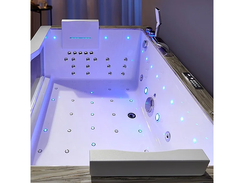 Baignoire balneo AQUAVISTA DUO 2 à 4 places ARCHIPEL® 180x120
