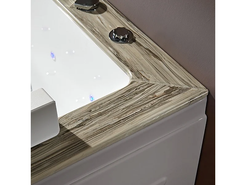 Baignoire balneo AQUAVISTA 180 1 à 2 places ARCHIPEL® 180x90
