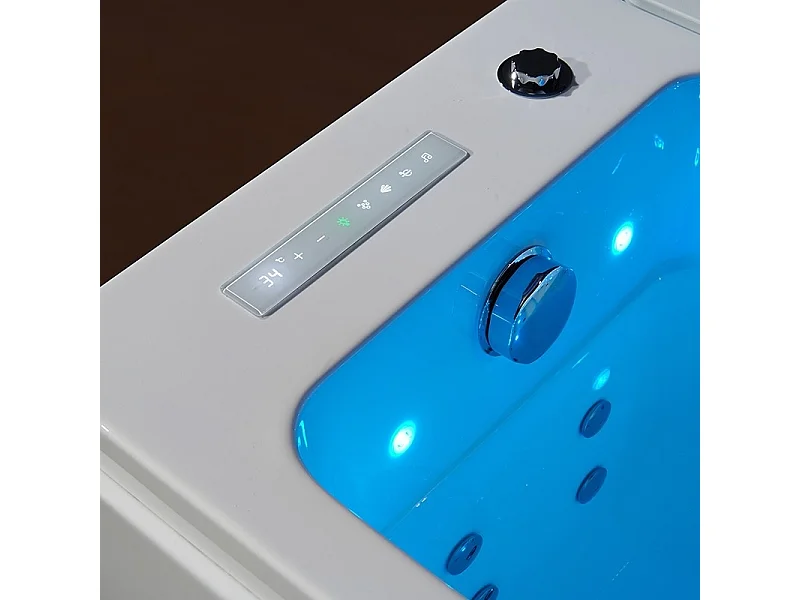 Baignoire balneo BIANCA DUO 2 place ARCHIPEL® 180x120