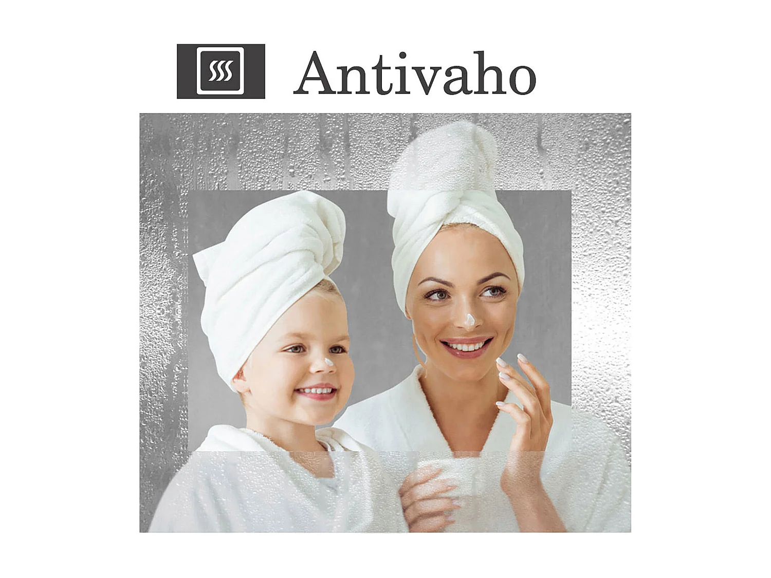 Espelho de banheiro com LED, 140 x 80 cm, luz LED com três cores, com função antiembaciamento, Bluetooth e lupa de aumento 3x.