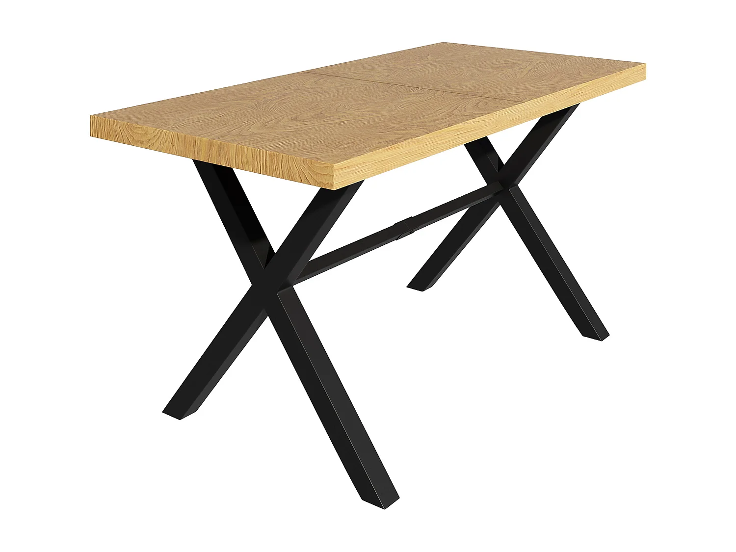 Tuin eetkamer set voor 6 personen, eettafel van ijzer, frame van gegalvaniseerd ijzer, 6 rotan stoelen, Natuur