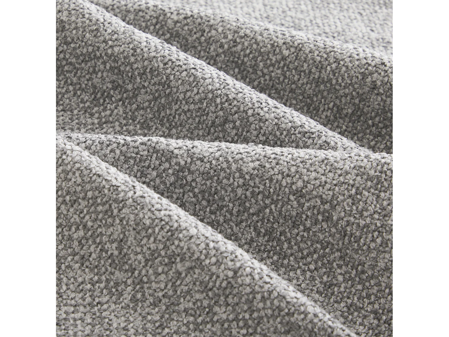 Canapé modulaire en chenille - avec fonction sommeil - aucun assemblage requis - forme transformable - Gris