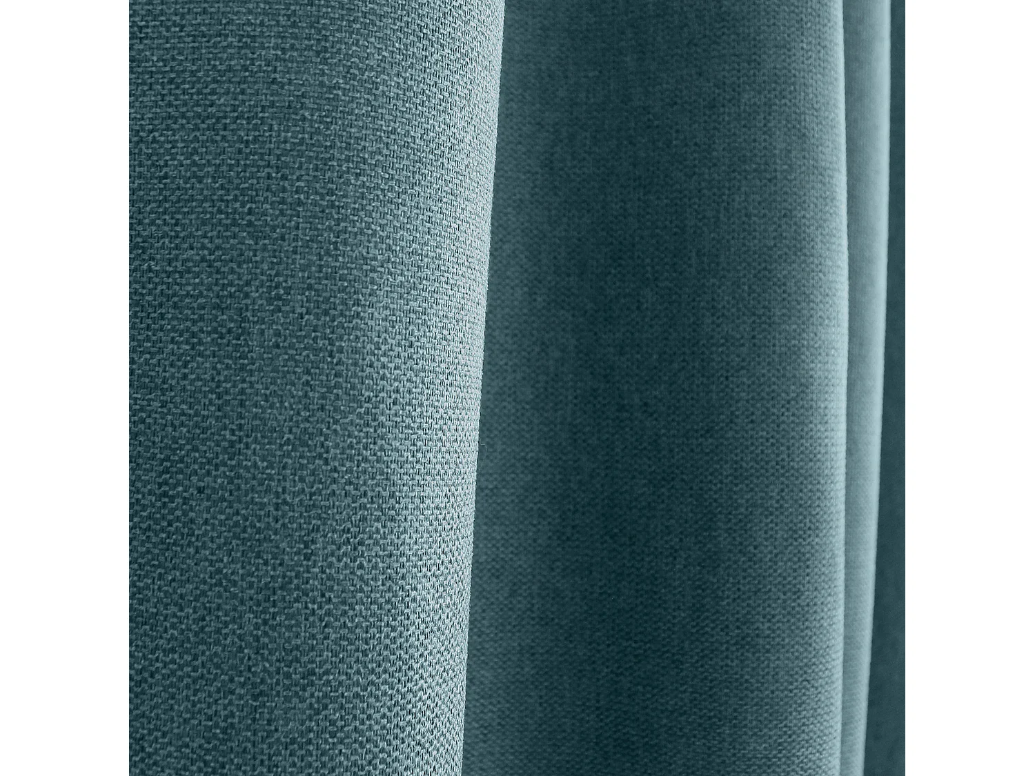 2 oogjesgordijnen, 140x240cm, gevlekte eend blauw, ingetrokken chenille fluweel, lagarta collectie