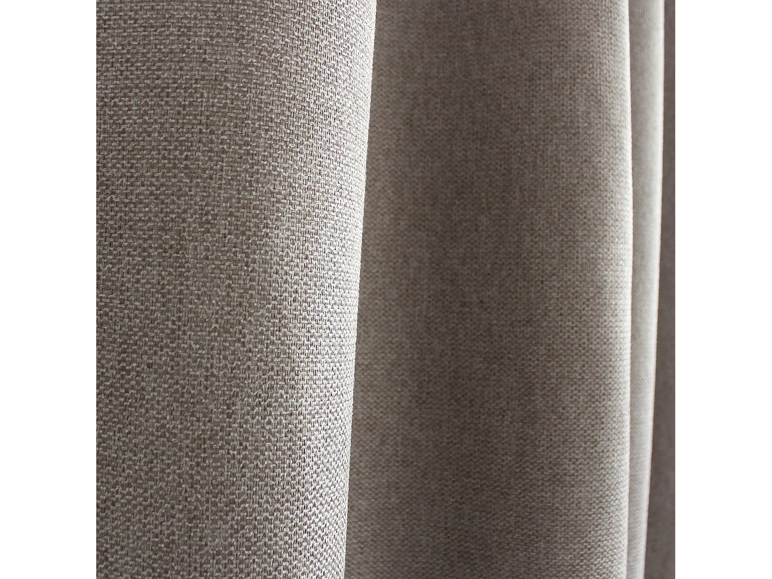 2 oogjesgordijnen, 140x240cm, donker beige gevlekt, ingetrokken chenillefluweel, lagarta collectie