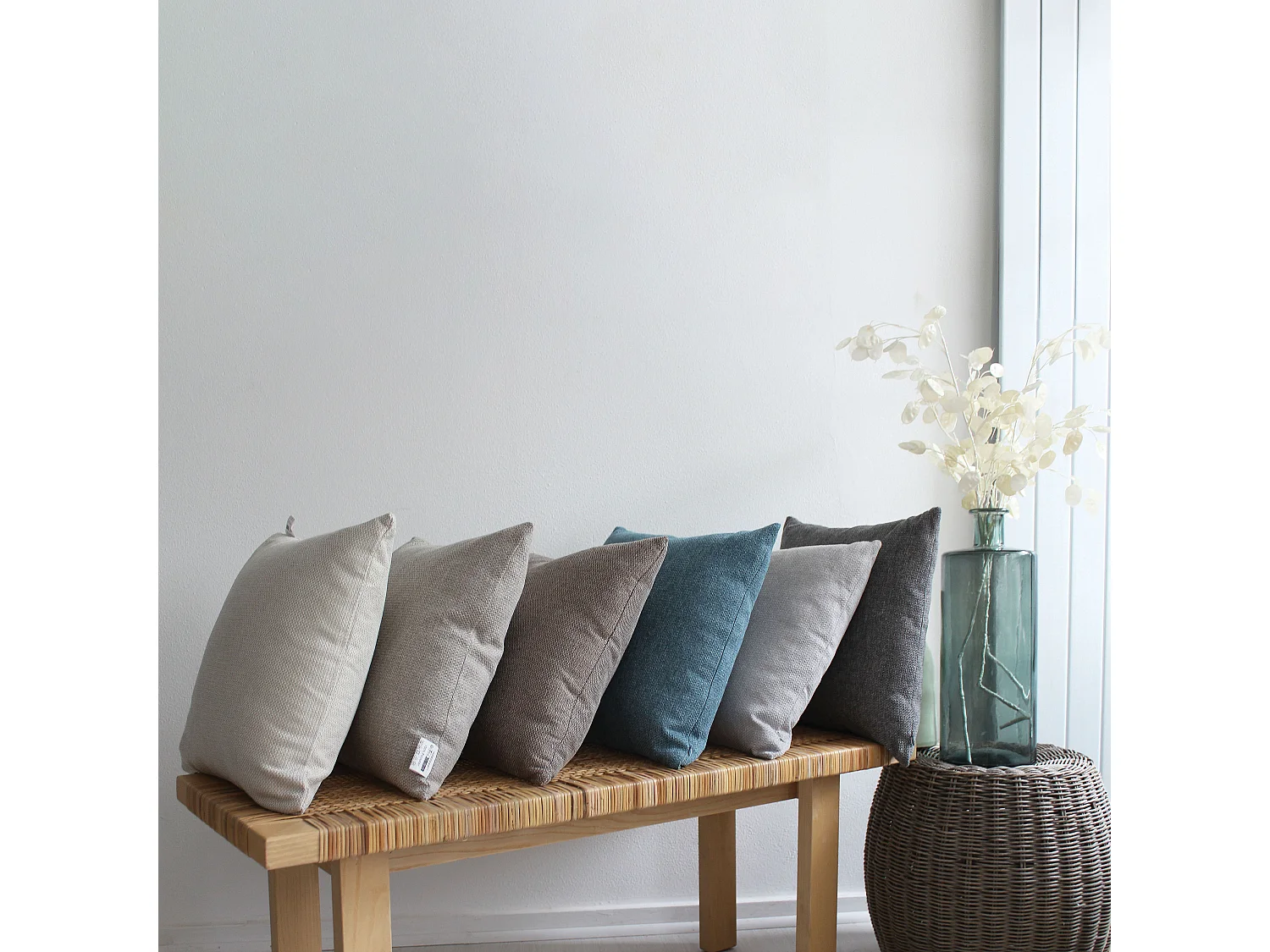 2 oogjesgordijnen, 140x240cm, donker beige gevlekt, ingetrokken chenillefluweel, lagarta collectie