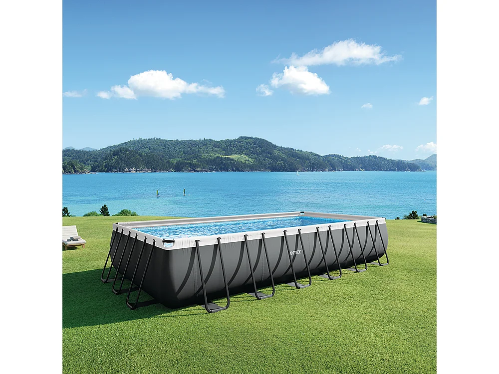 Piscine tubulaire rectangulaire Intex Ultra XTR 7,32 x 3,66 x 1,32 m