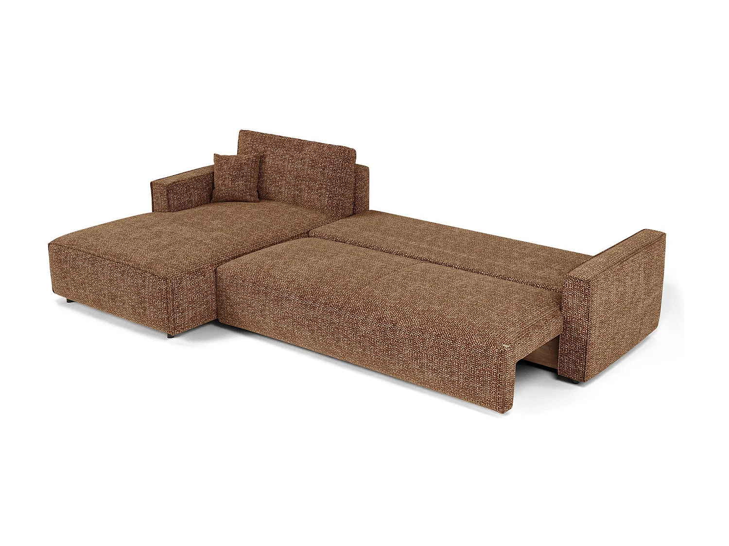 Canapé d'angle gauche convertible avec coffre