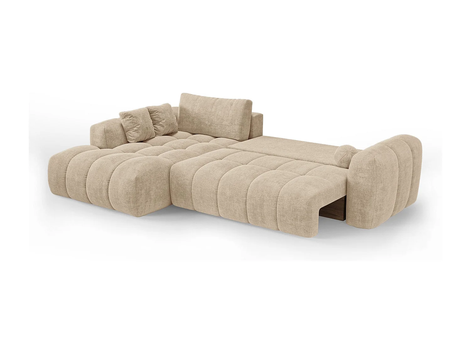 Canapé d'angle gauche convertible avec coffre SKY