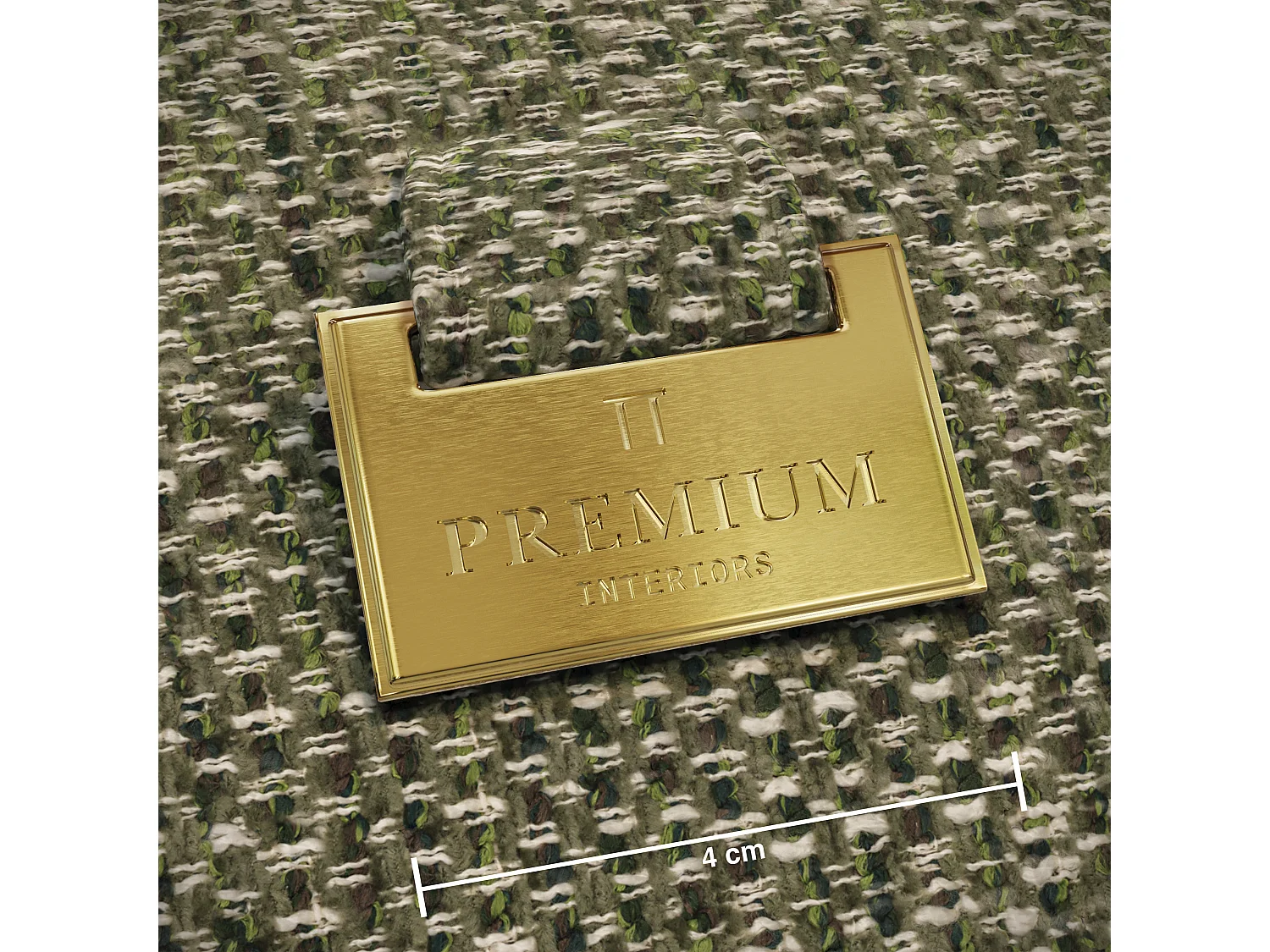 Canapé d'angle gauche convertible avec coffre  en Tissu effet tweed