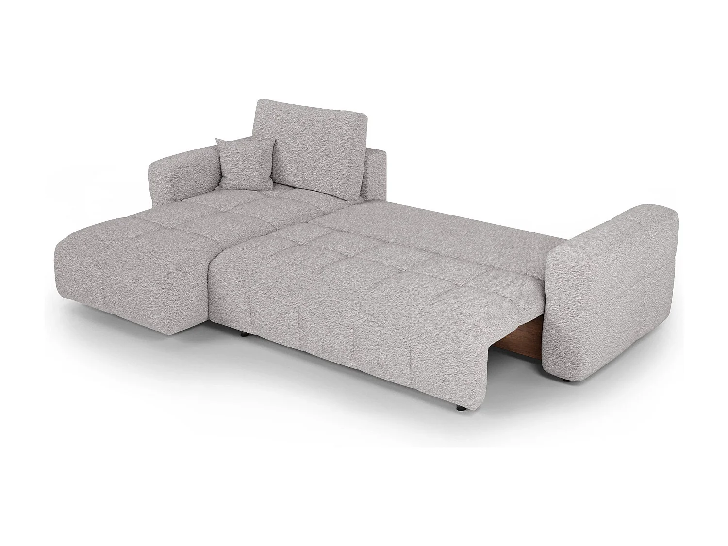 Canapé d'angle gauche convertible avec coffre VIBE