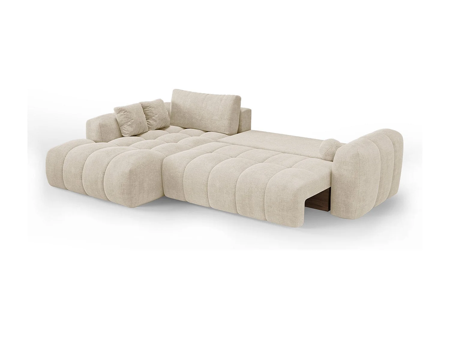 Canapé d'angle gauche convertible avec coffre SKY