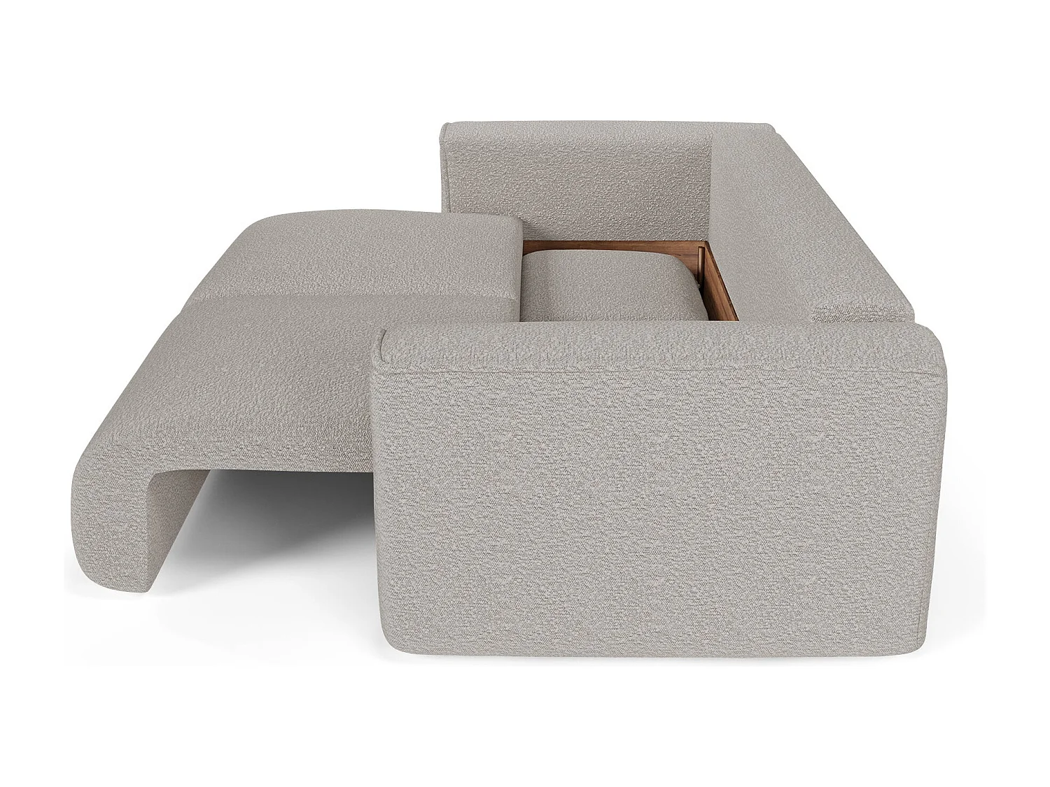 Canapé convertible avec coffre COMO