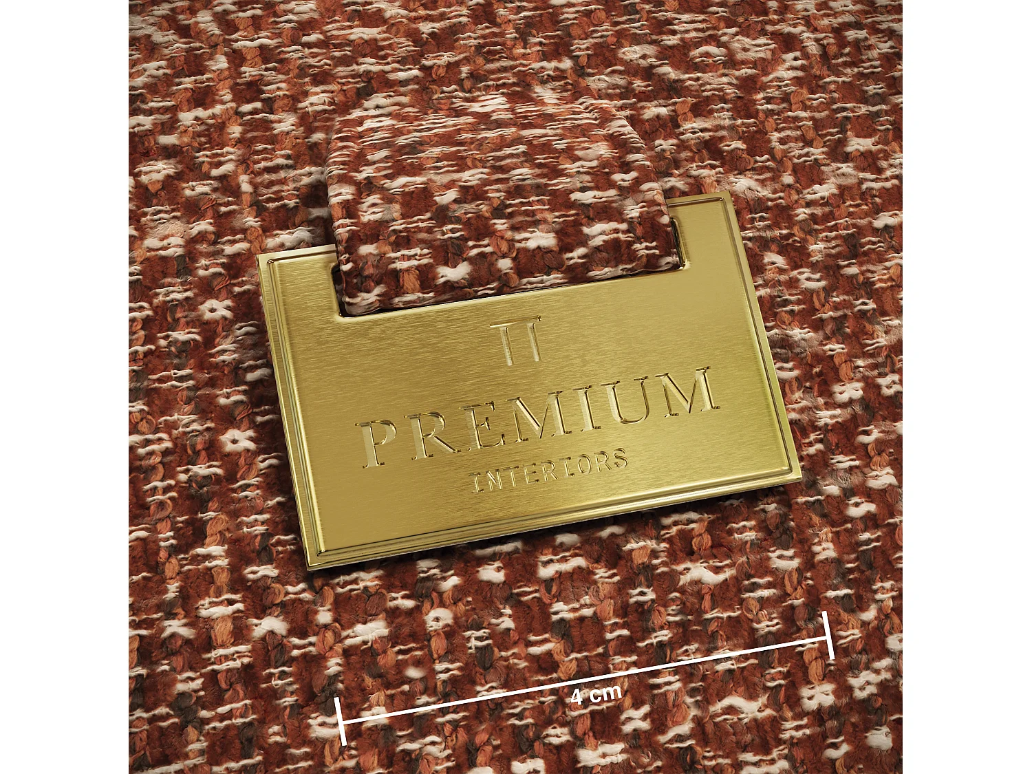 Canapé convertible avec coffre  en Tissu effet tweed