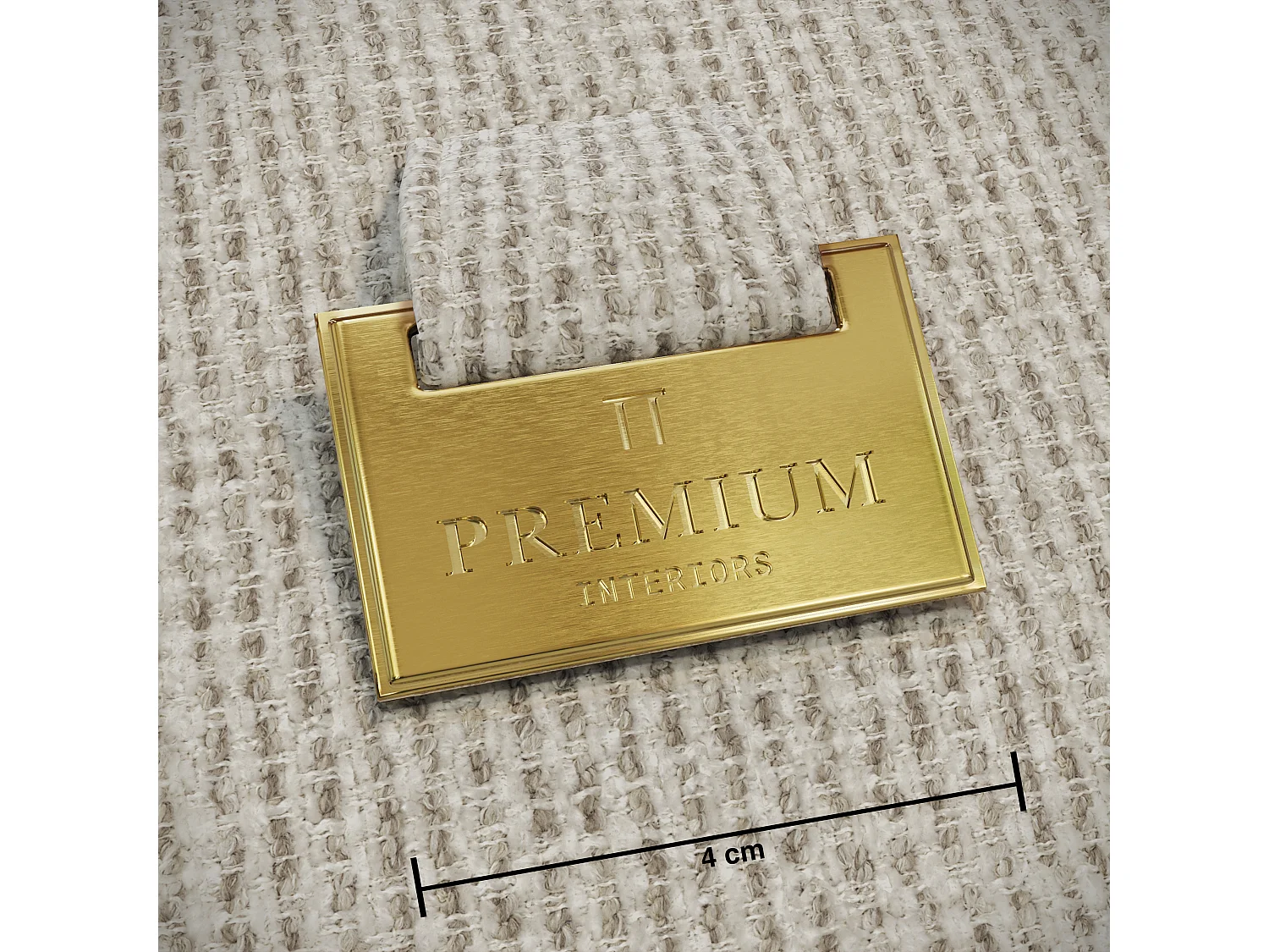 Canapé d'angle droit convertible avec coffre  en Tissu effet tweed