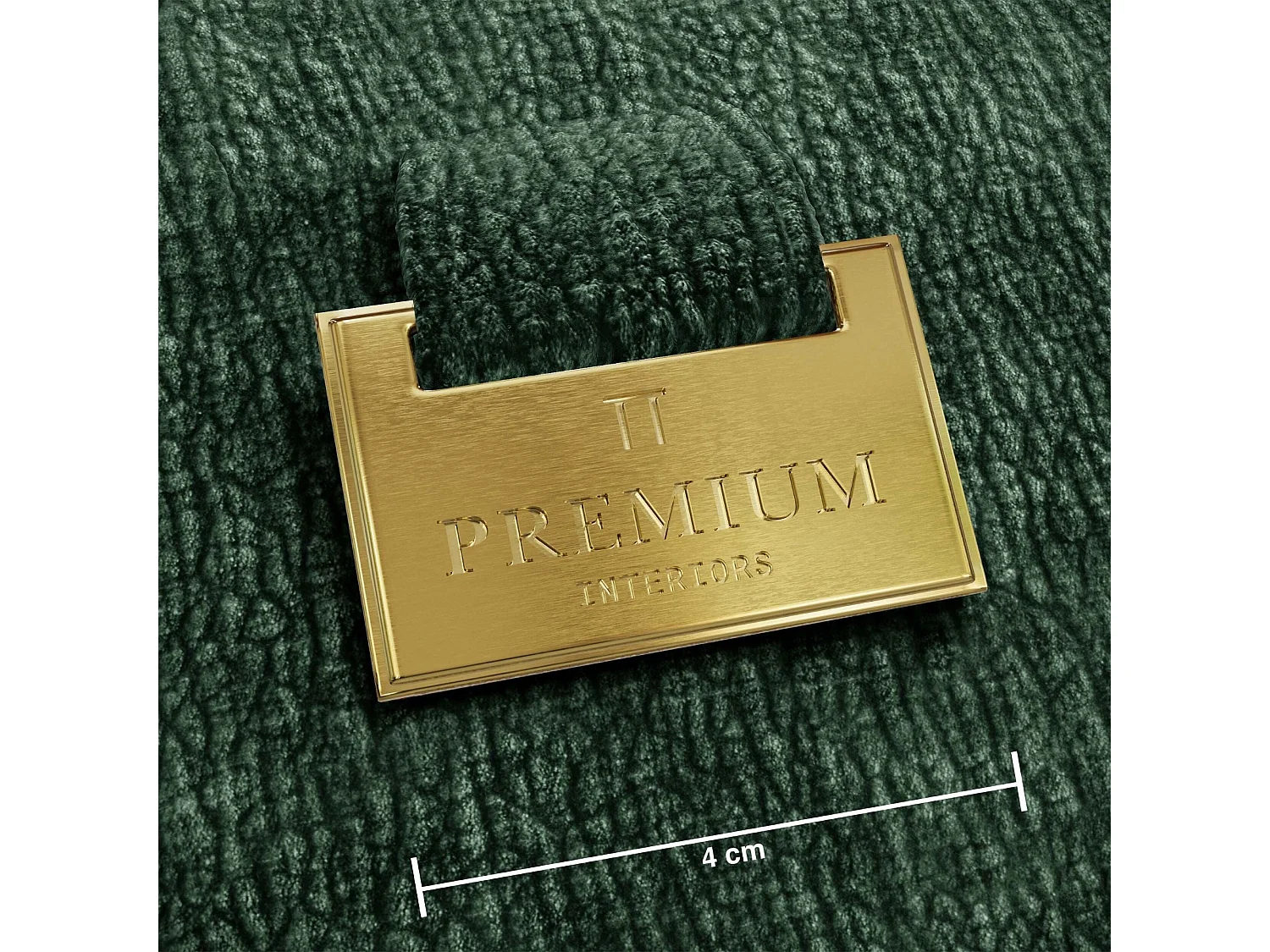 Canapé convertible avec coffre de rangement LIOR en Velours à motifs Crème