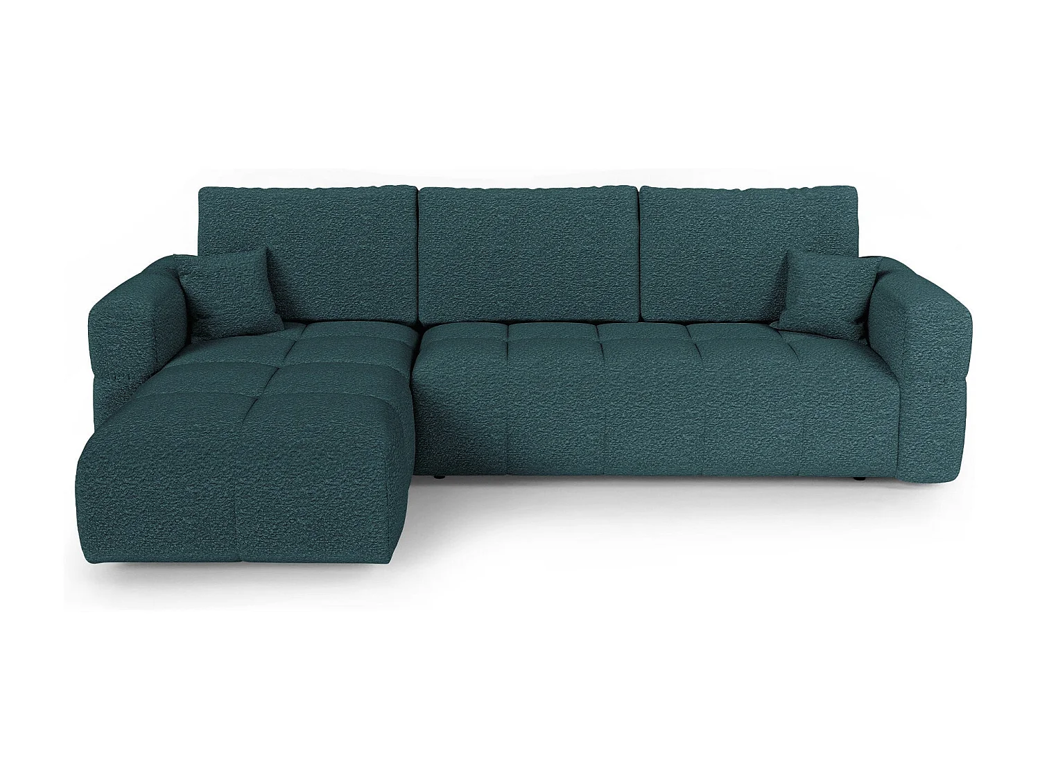 Canapé d'angle gauche convertible avec coffre VIBE