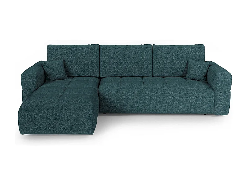 Canapé d'angle gauche convertible avec coffre VIBE