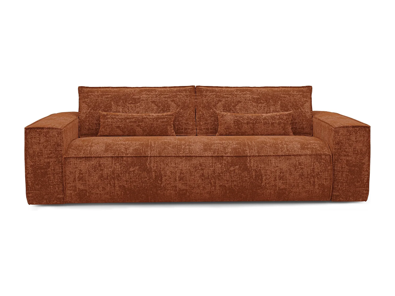 Canapé convertible express JUNE en Velours gaufré