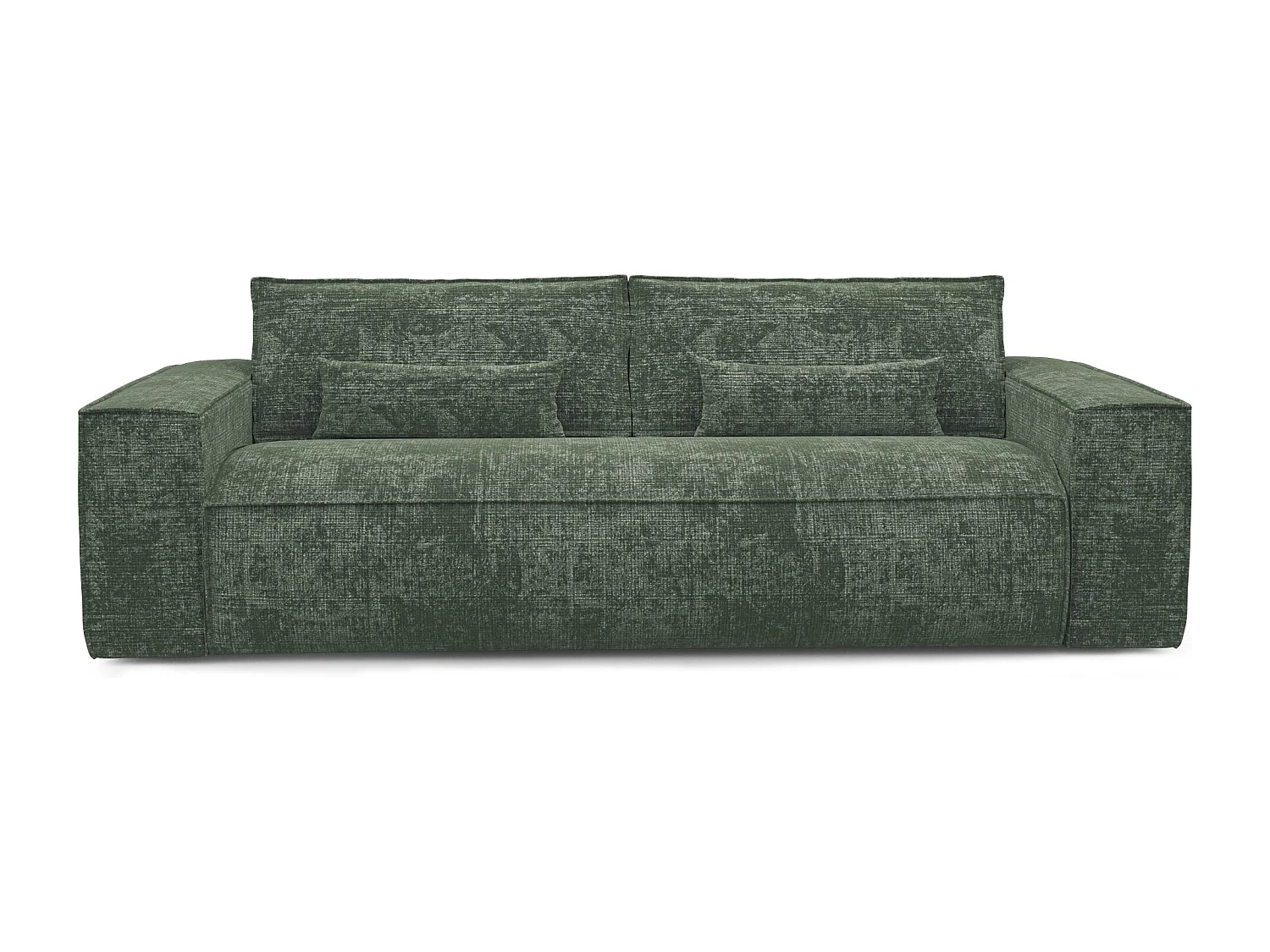 Canapé convertible express JUNE en Velours gaufré