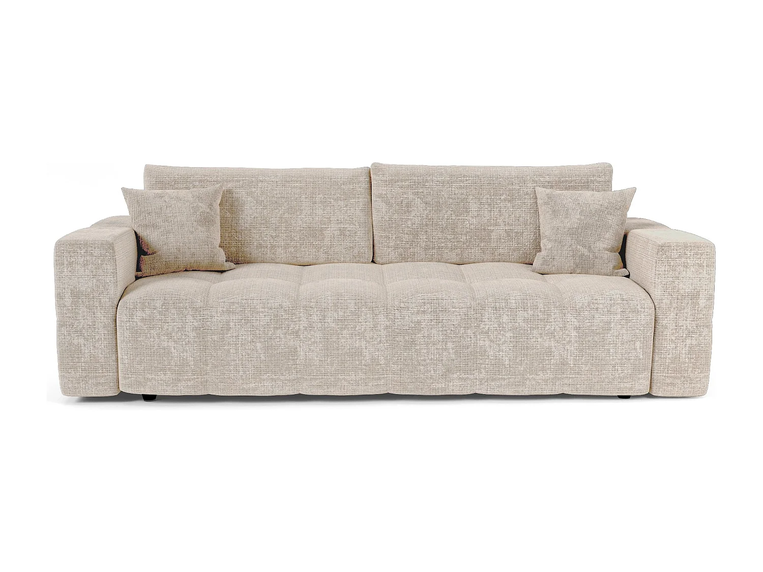 Canapé convertible express VIBE en Velours gaufré