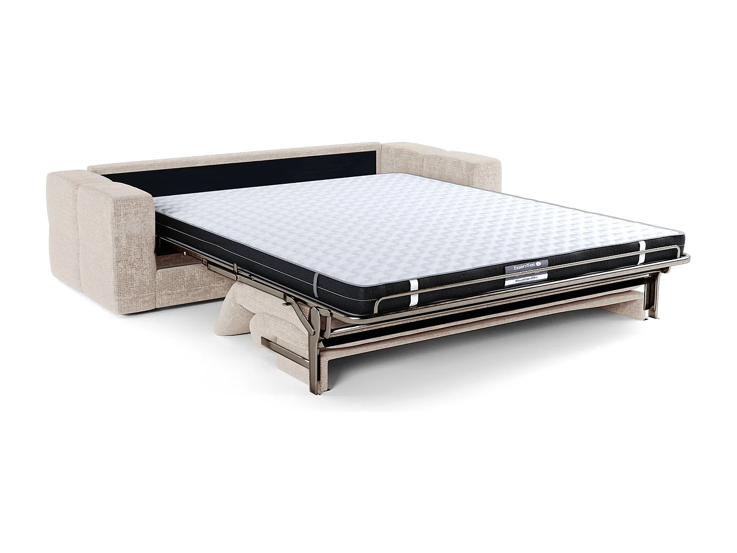 Canapé convertible express VIBE en Velours gaufré