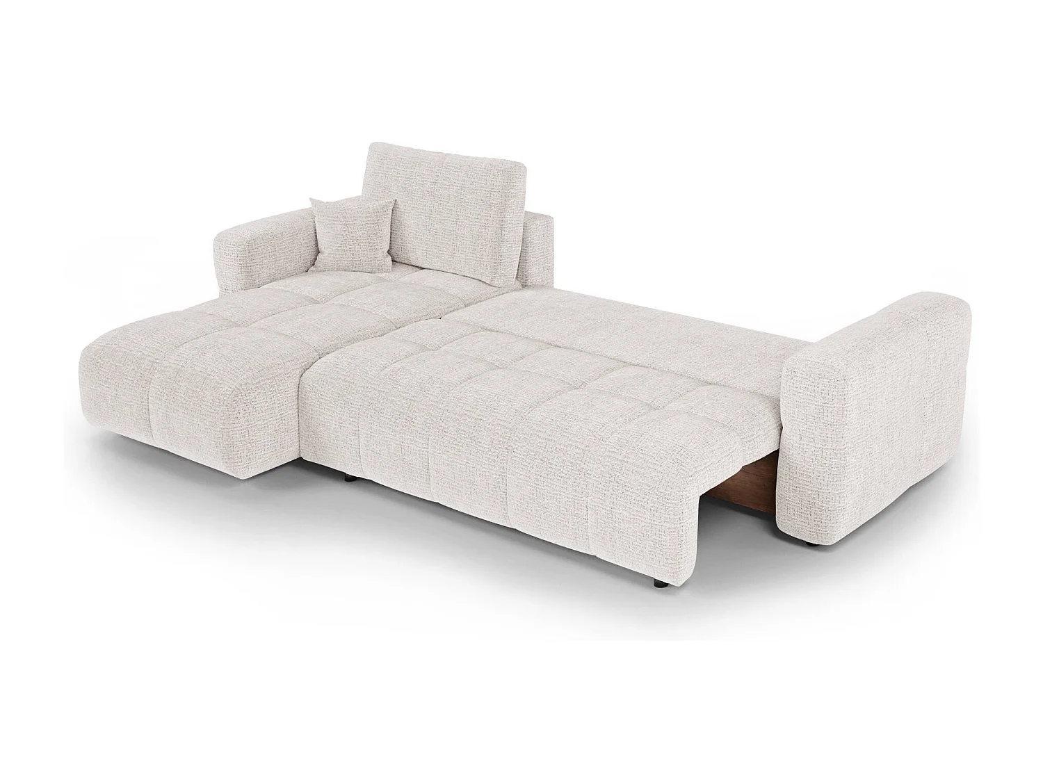 Canapé d'angle gauche convertible avec coffre VIBE