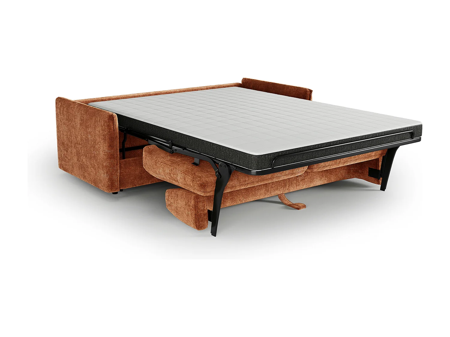 Canapé convertible express AVA en Velours gaufré