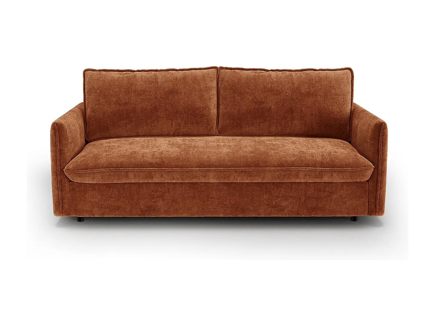 Canapé convertible express AVA en Velours gaufré