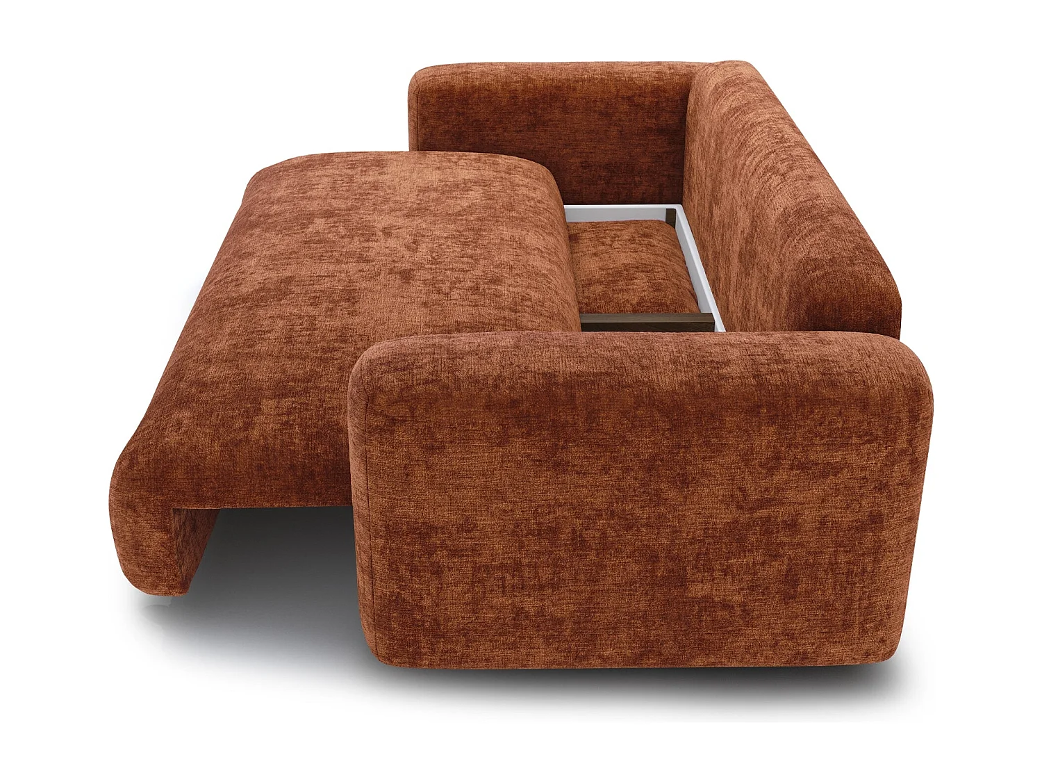 Canapé convertible avec coffre de rangement LIOR