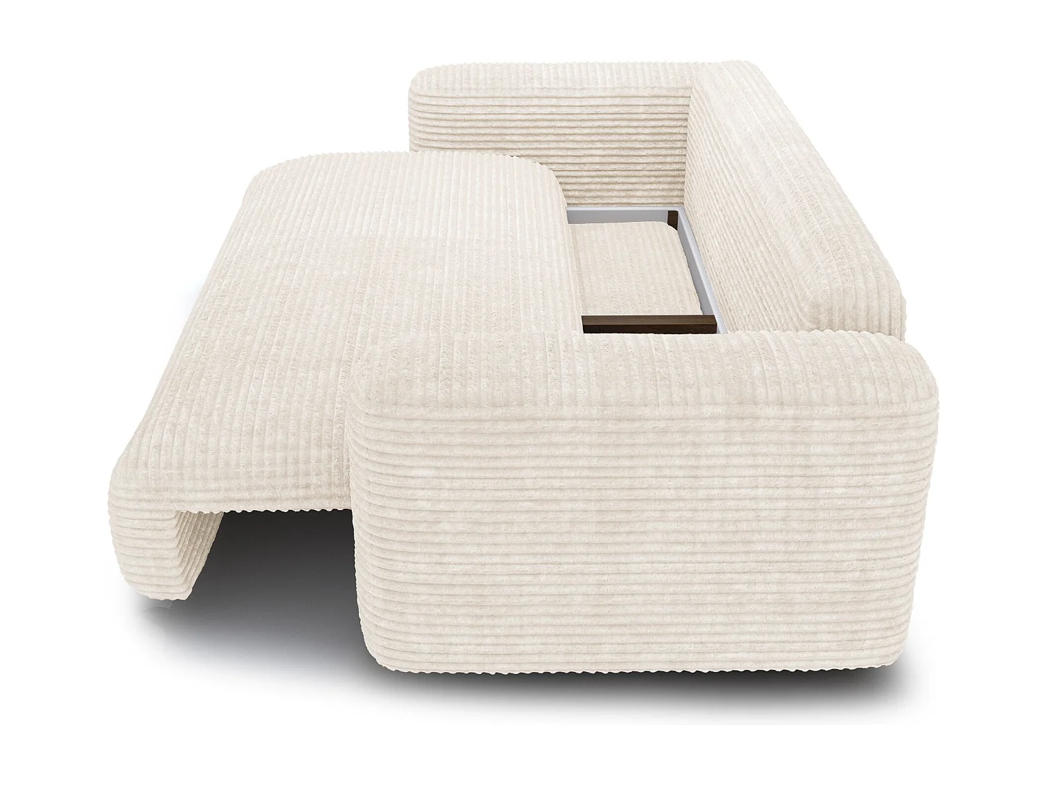 Canapé convertible avec coffre de rangement LIOR