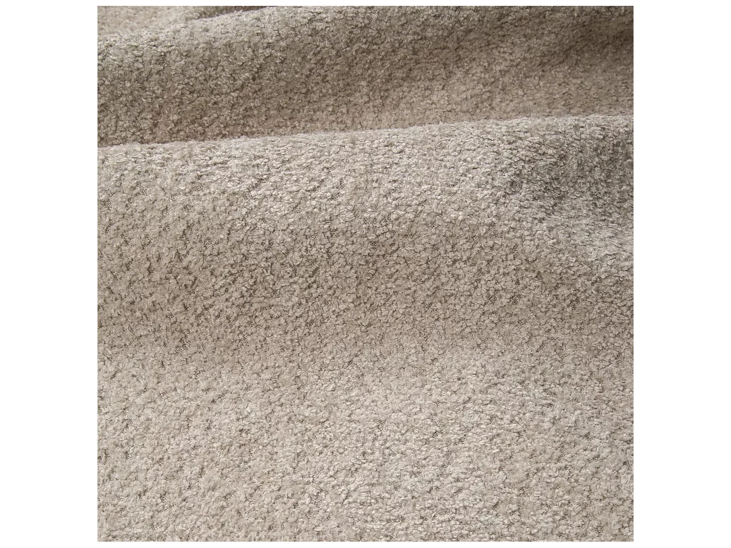 Canapé d'angle gauche convertible express COMO en Tissu bouclette